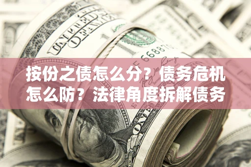 武汉按份之债怎么分？债务危机怎么防？法律角度拆解债务分配与风险自保指南