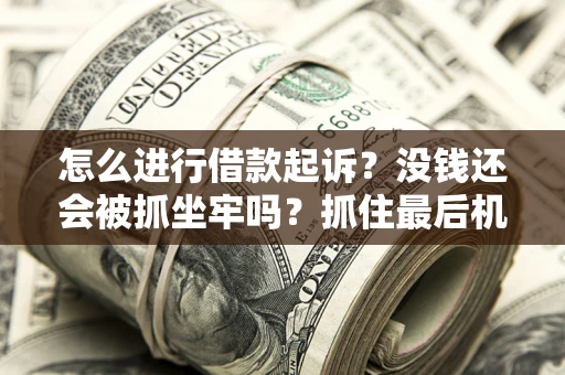 武汉怎么进行借款起诉？没钱还会被抓坐牢吗？抓住最后机会！