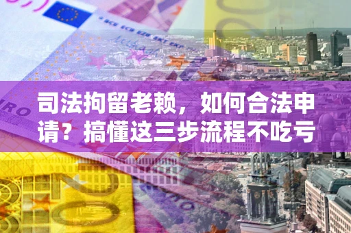 武汉司法拘留老赖，如何合法申请？搞懂这三步流程不吃亏！