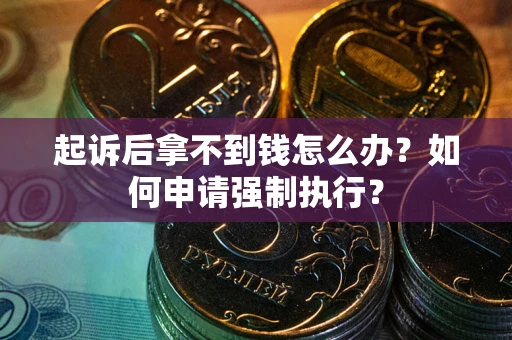 武汉起诉后拿不到钱怎么办？如何申请强制执行？