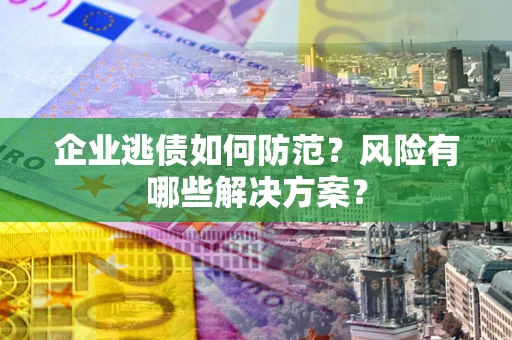 武汉企业逃债如何防范？风险有哪些解决方案？