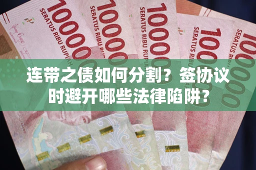 武汉连带之债如何分割？签协议时避开哪些法律陷阱？