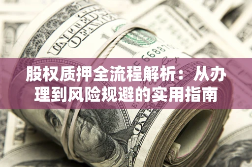 武汉股权质押全流程解析：从办理到风险规避的实用指南