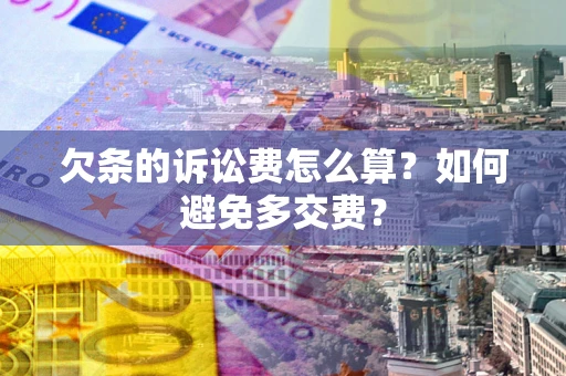 武汉欠条的诉讼费怎么算？如何避免多交费？