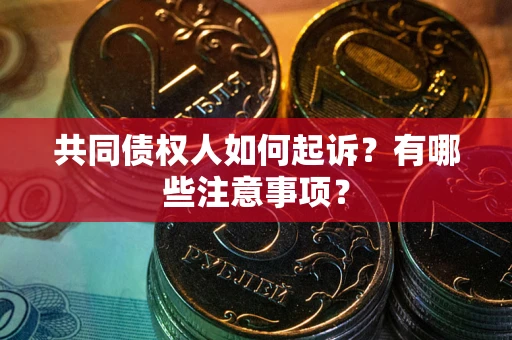武汉共同债权人如何起诉？有哪些注意事项？