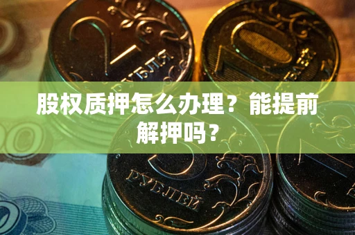 武汉股权质押怎么办理？能提前解押吗？