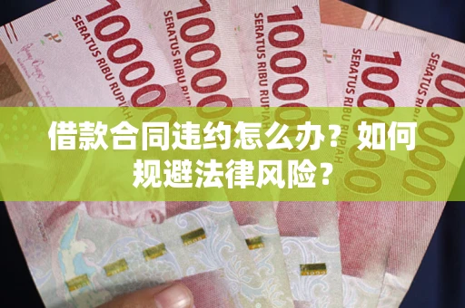 武汉借款合同违约怎么办？如何规避法律风险？