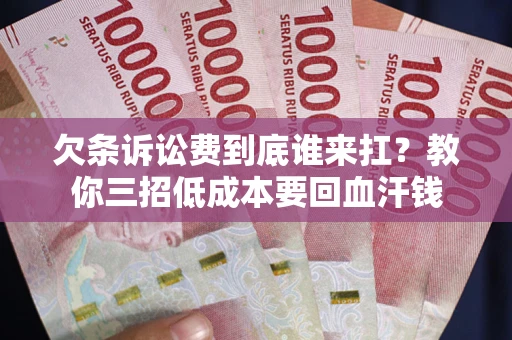 武汉欠条诉讼费到底谁来扛？教你三招低成本要回血汗钱